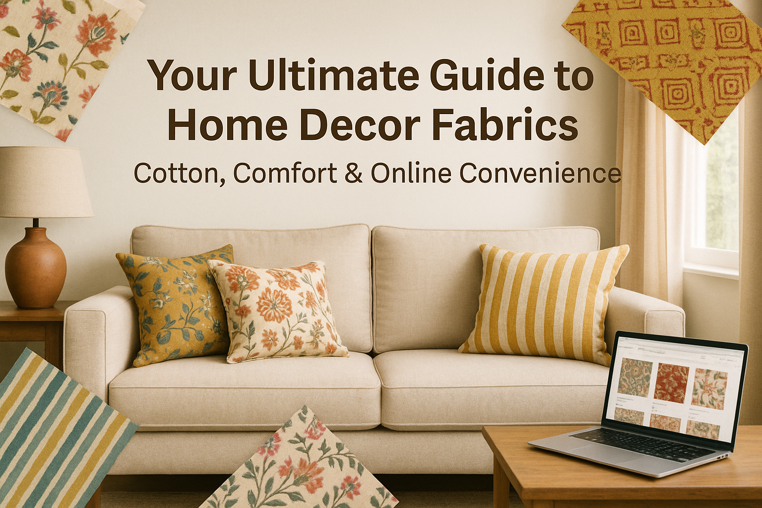 🏡 Your Ultimate Guide to Home Decor Fabrics — Cotton, Comfort & Online Convenience