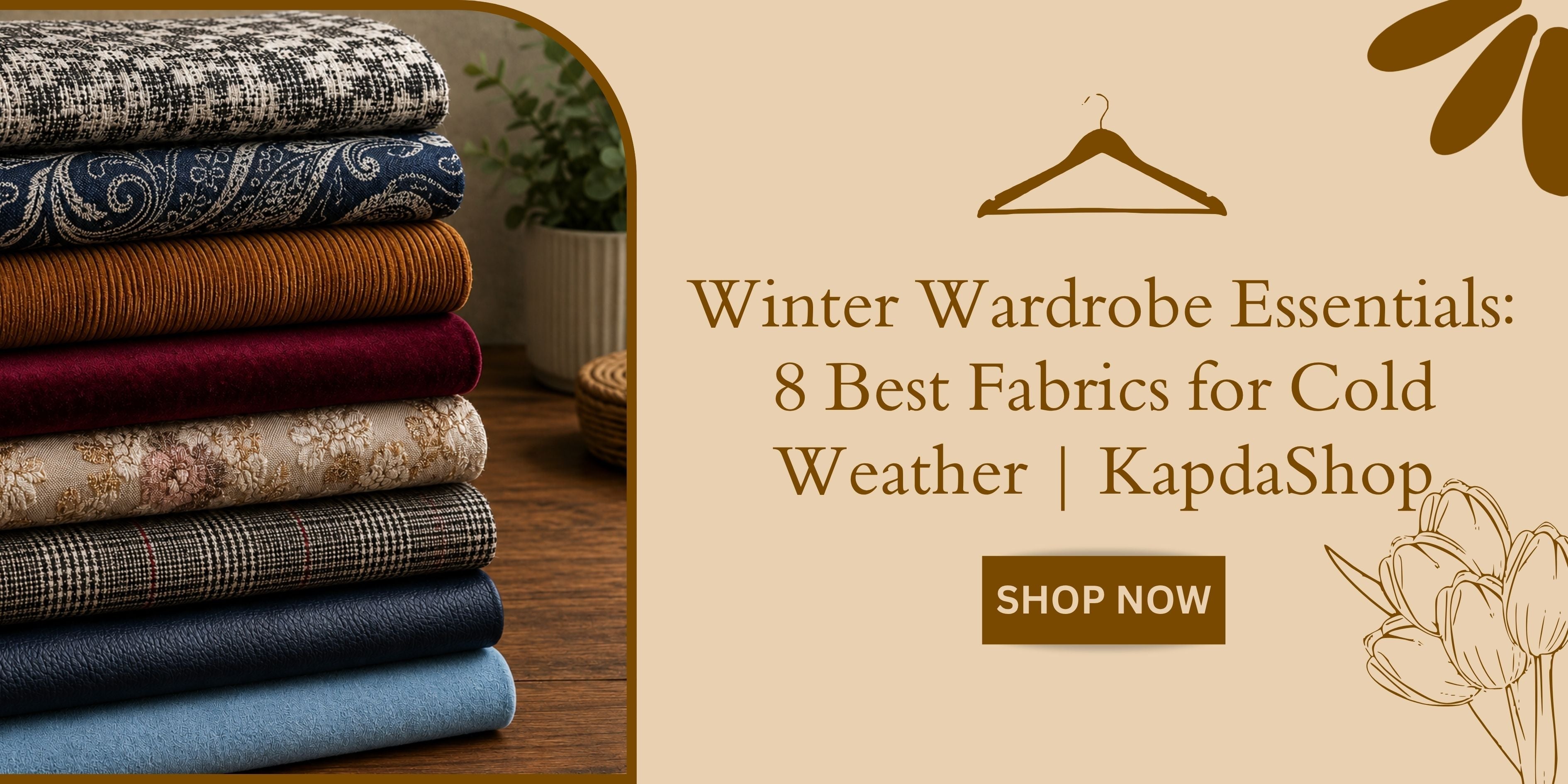 Winter Wardrobe Essentials: 8 Best Fabrics for Cold Weather | KapdaShop