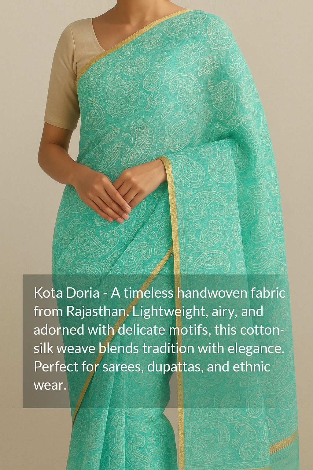 The Timeless Trail of Kota Doria Fabric