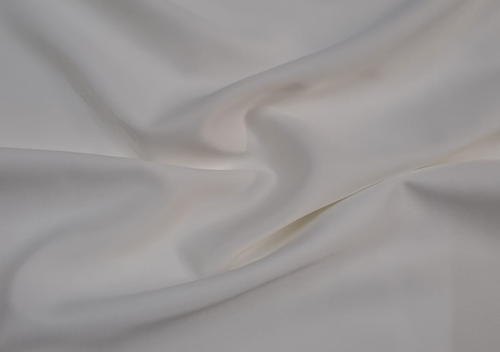 White Plain Crepe Satin Fabric