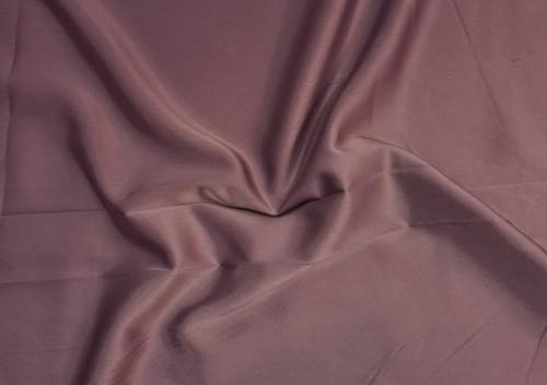 Dark Lilac Plain Crepe Satin Fabric