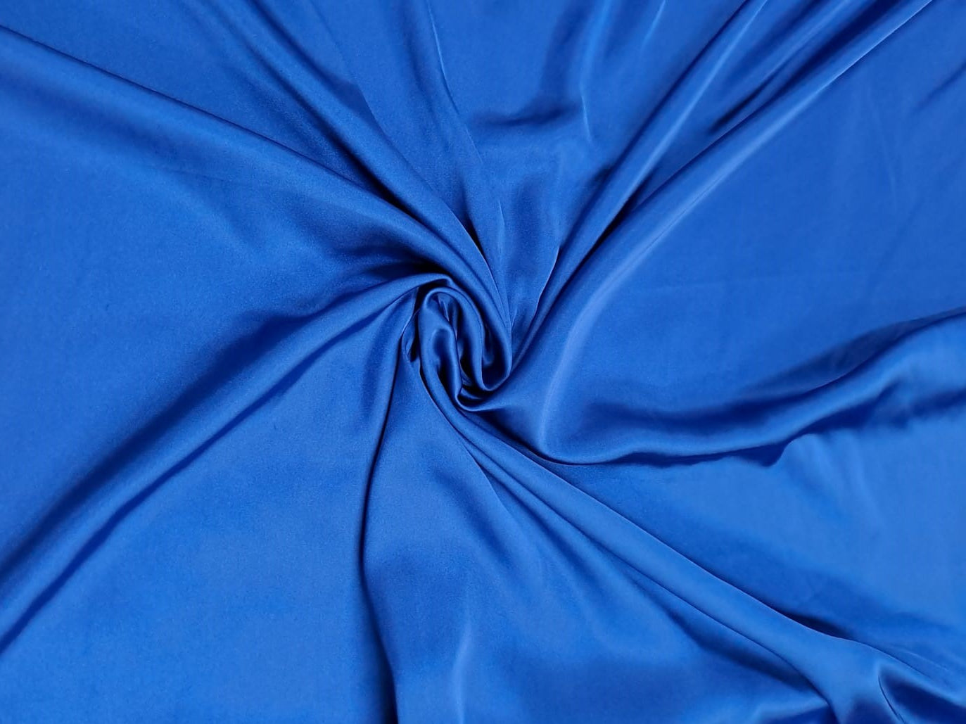 Royal Blue Plain Armani Satin Fabric