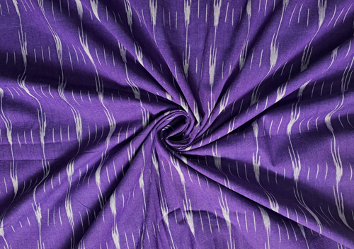 Cotton Ikat Purple 1
