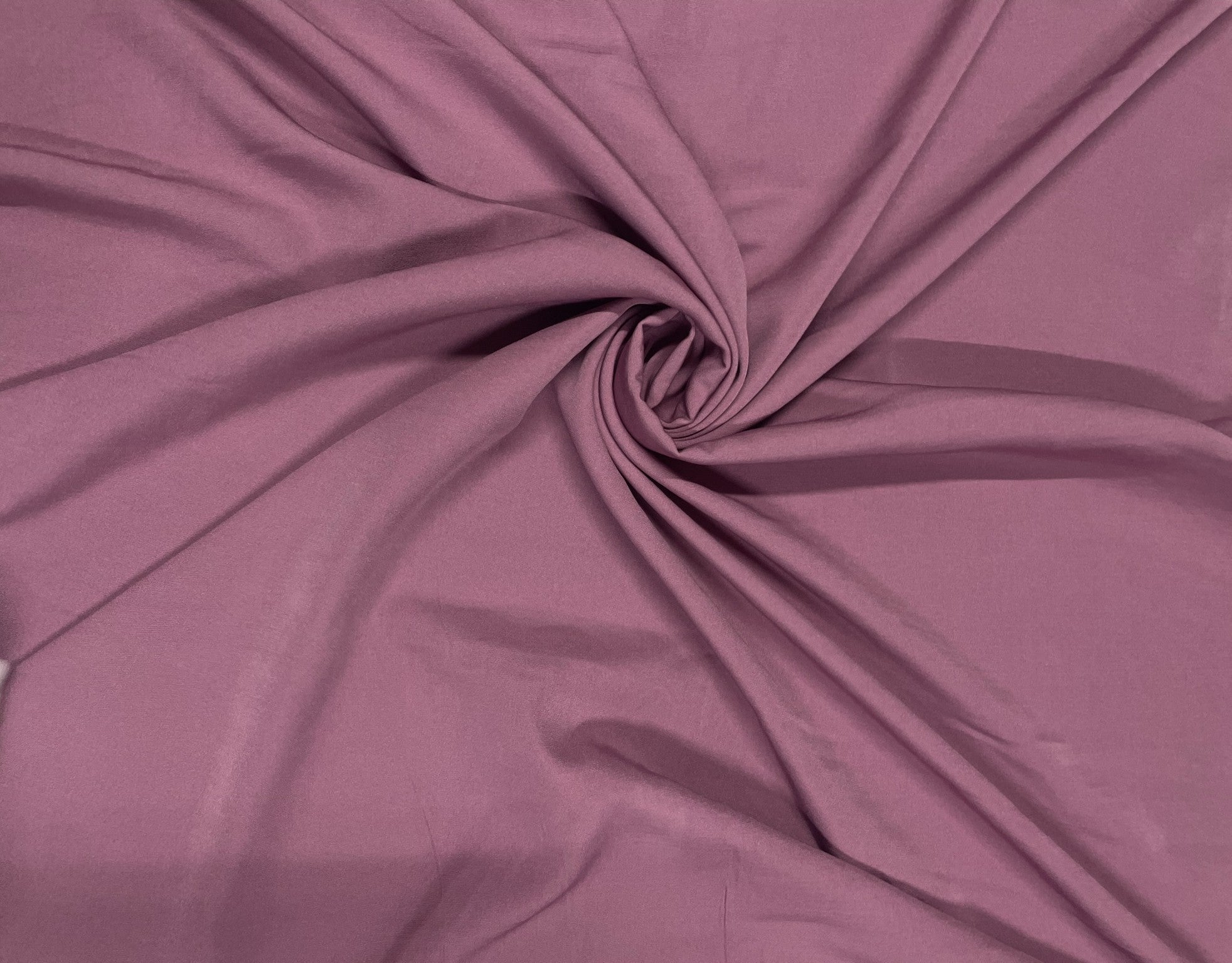 Dark Lilac Plain Banana Crepe Fabric