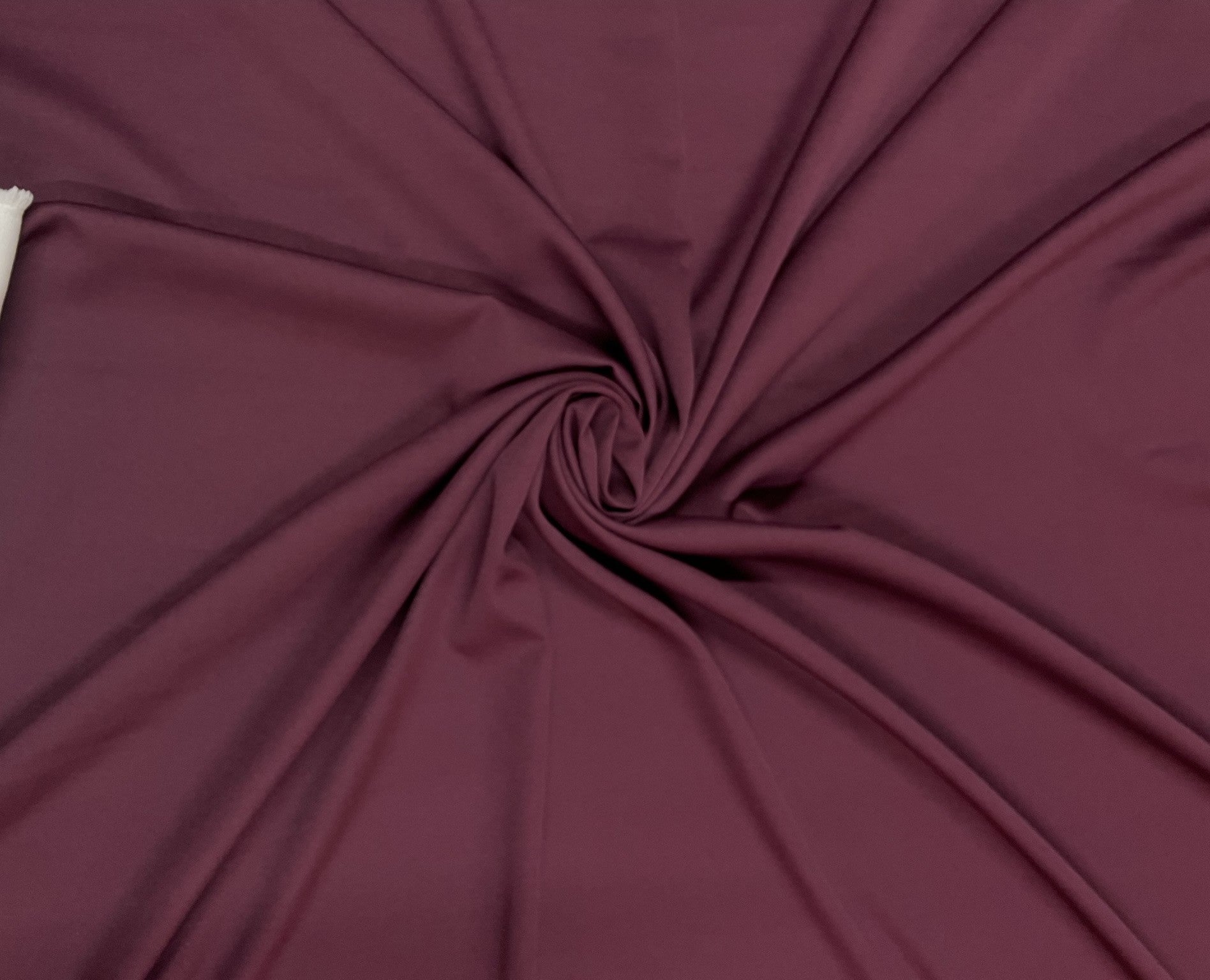 Wine Plain Banana Crepe Fabric