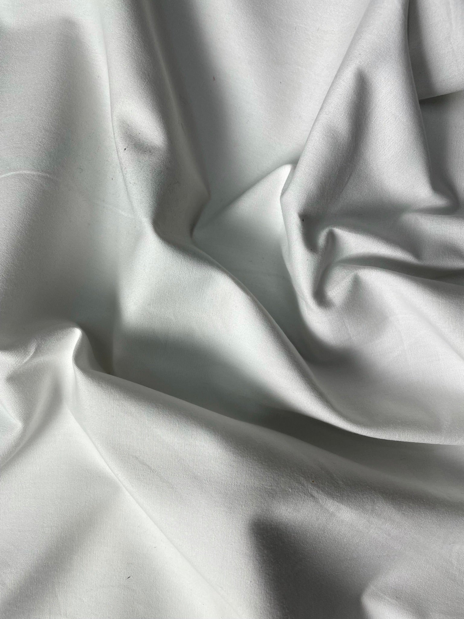 KSJ - White Plain Dyeable Cambric 9088 Fabric (Per Meter - 53)