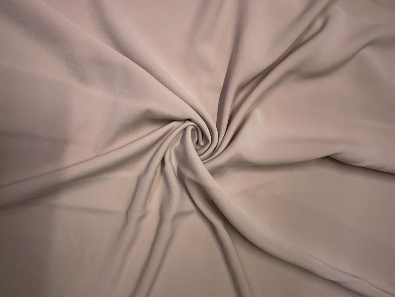 Beige Plain Japanese Crepe Fabric N757 KTEX