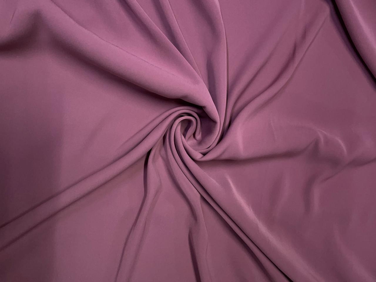 Dusty Pink Plain Japanese crepe Fabric N146 KTEX