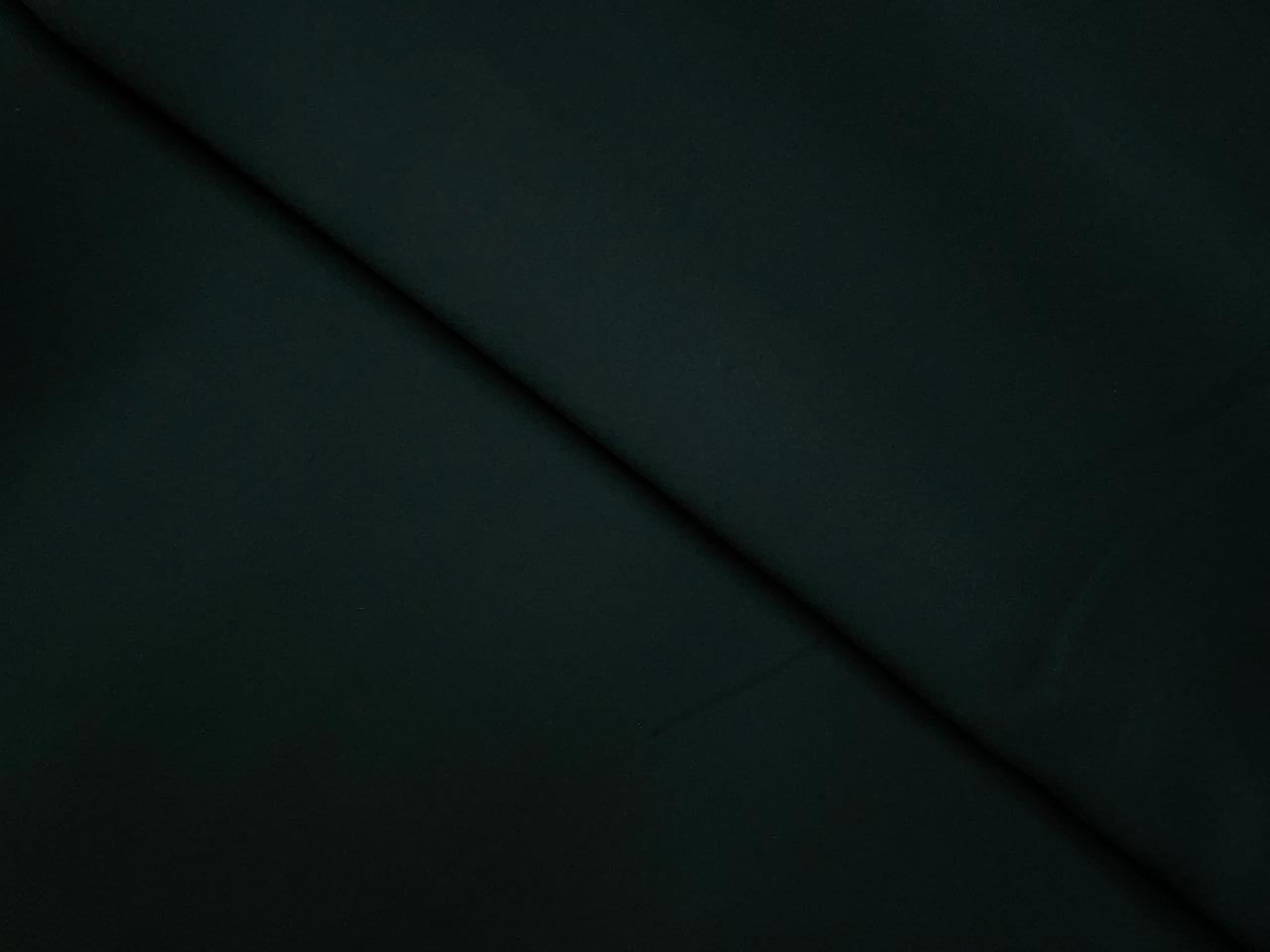 Bottle Green Plain Japanese crepe Fabric KTEX