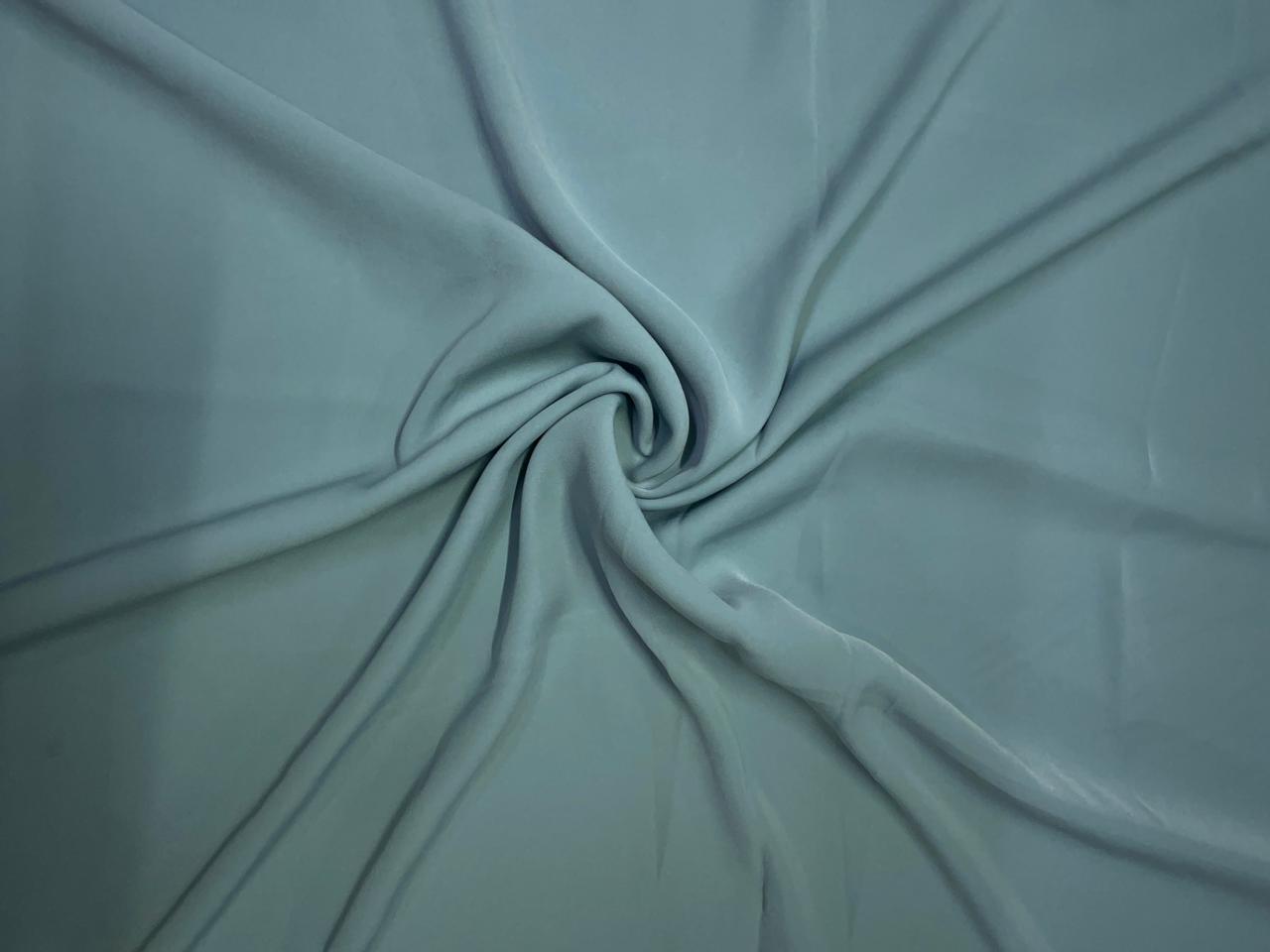 Sea Green Plain Japanese crepe Fabric N813 KTEX