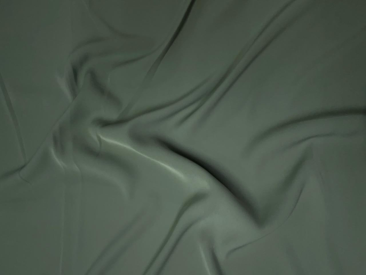 Pista Green Plain Japanese crepe Fabric N231 KTEX