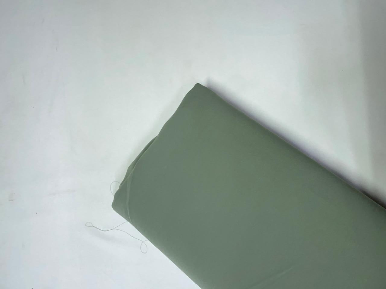 Pista Green Plain Japanese crepe Fabric N231 KTEX
