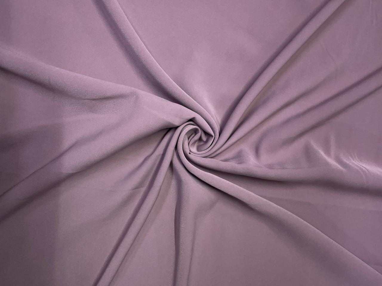 Lavender Plain Japanese Crepe Fabric KTEX
