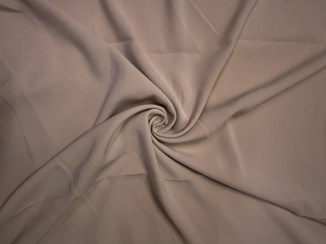 Fawn Plain Japanese Crepe Fabric KTEX