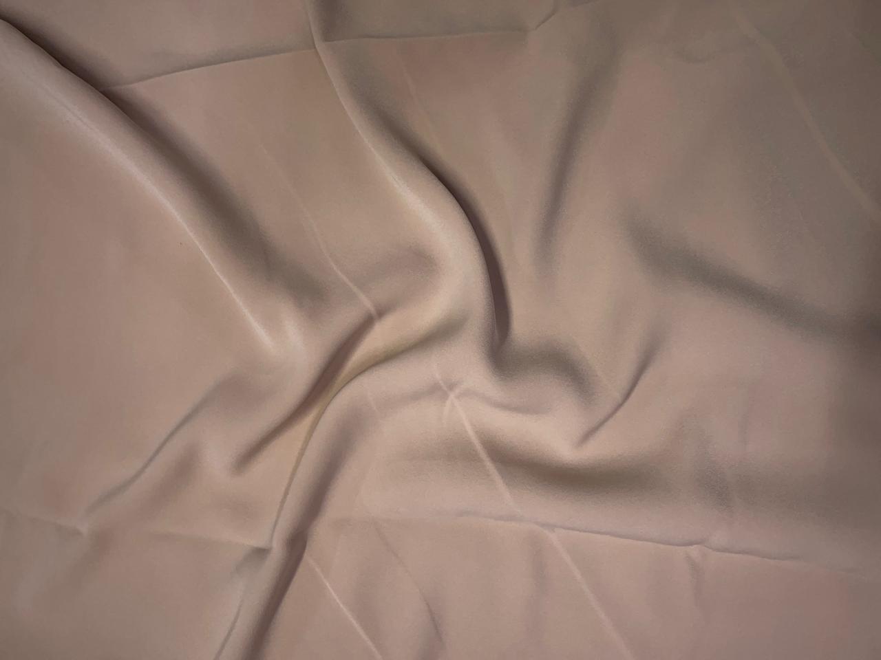 Fawn Plain Japanese Crepe Fabric KTEX