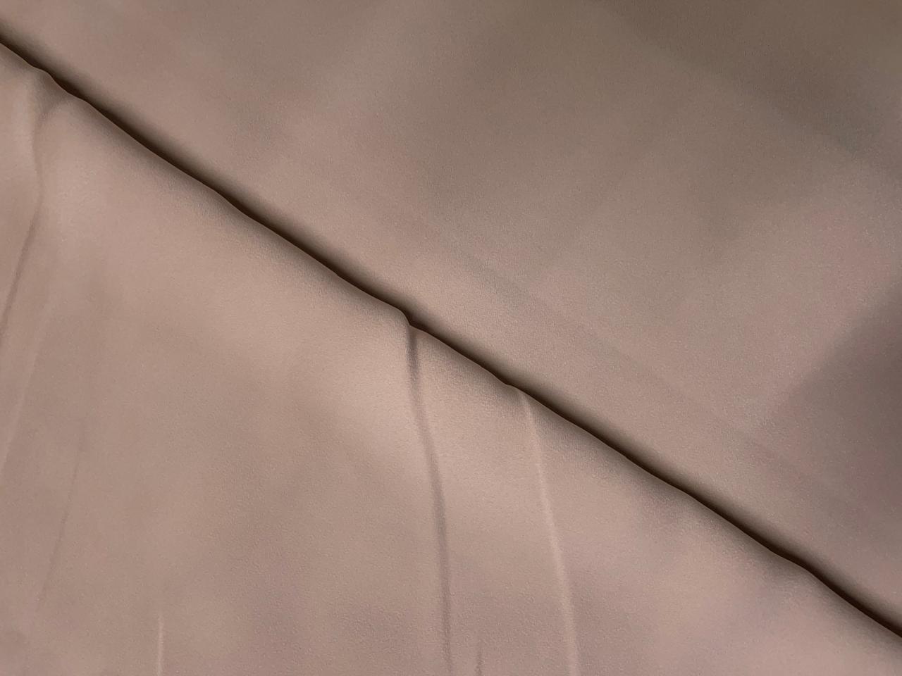 Fawn Plain Japanese Crepe Fabric KTEX