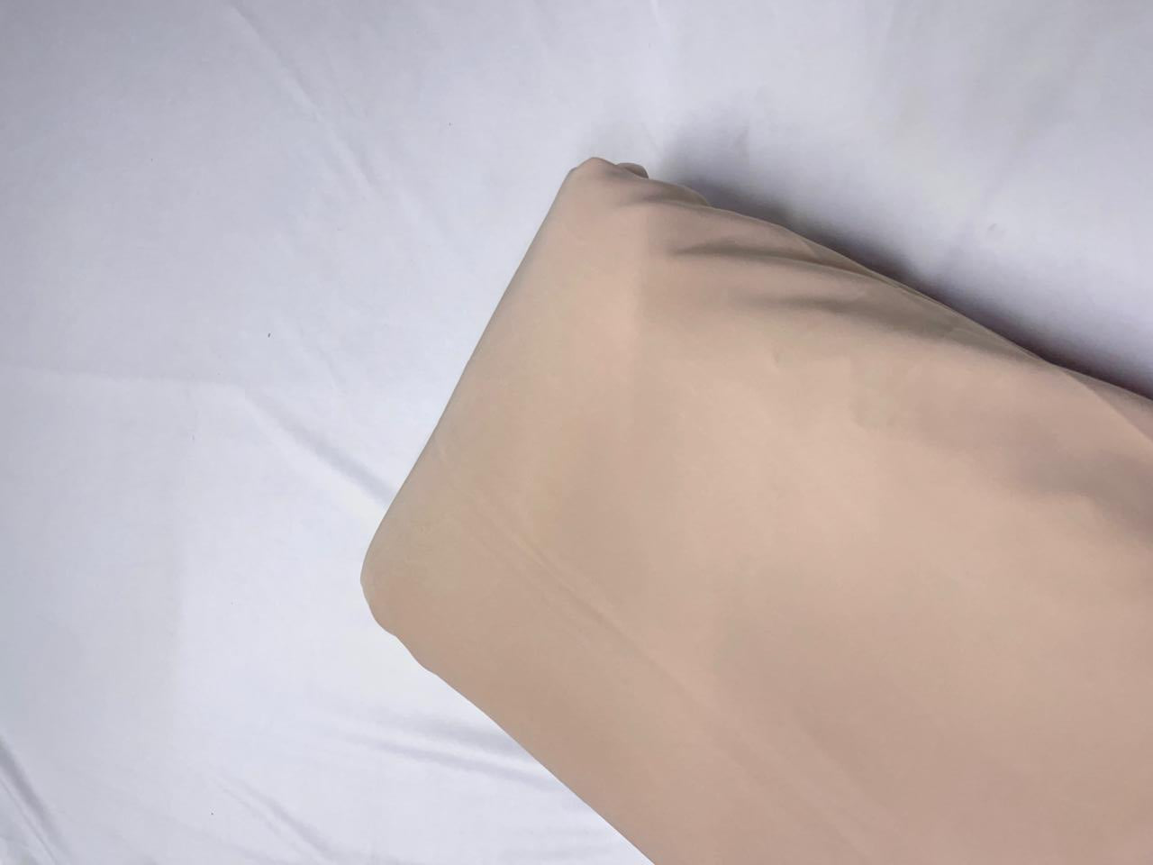 Fawn Plain Japanese Crepe Fabric KTEX