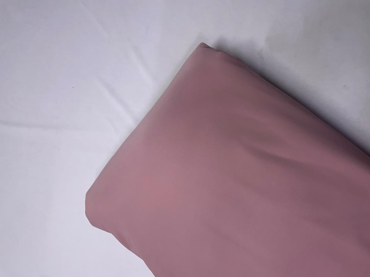Dusty Pink Plain Japanese Crepe Fabric KTEX