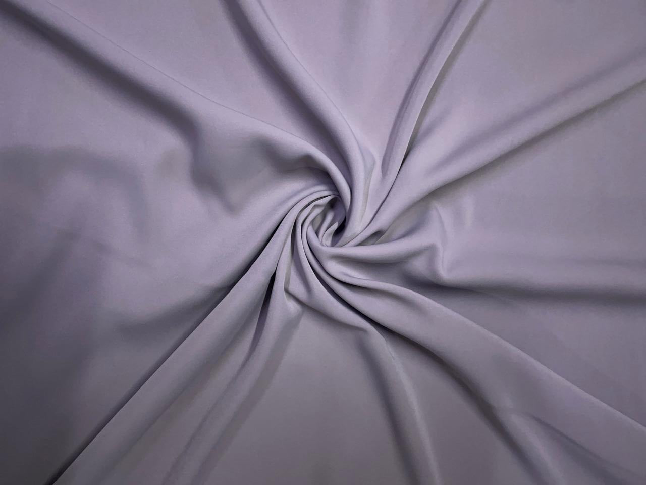 Grey Plain Japanese Crepe Fabric KTEX