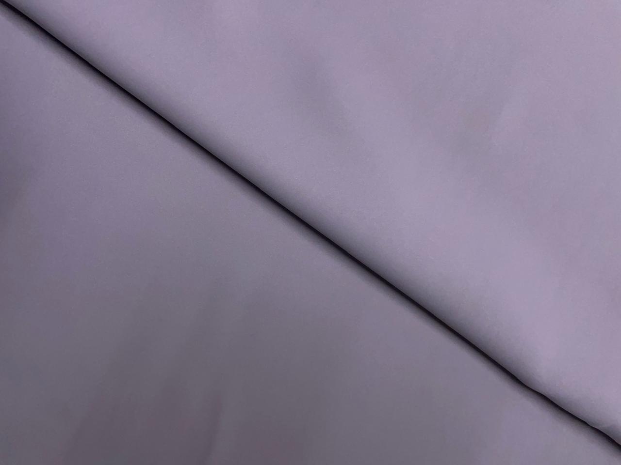 Grey Plain Japanese Crepe Fabric KTEX