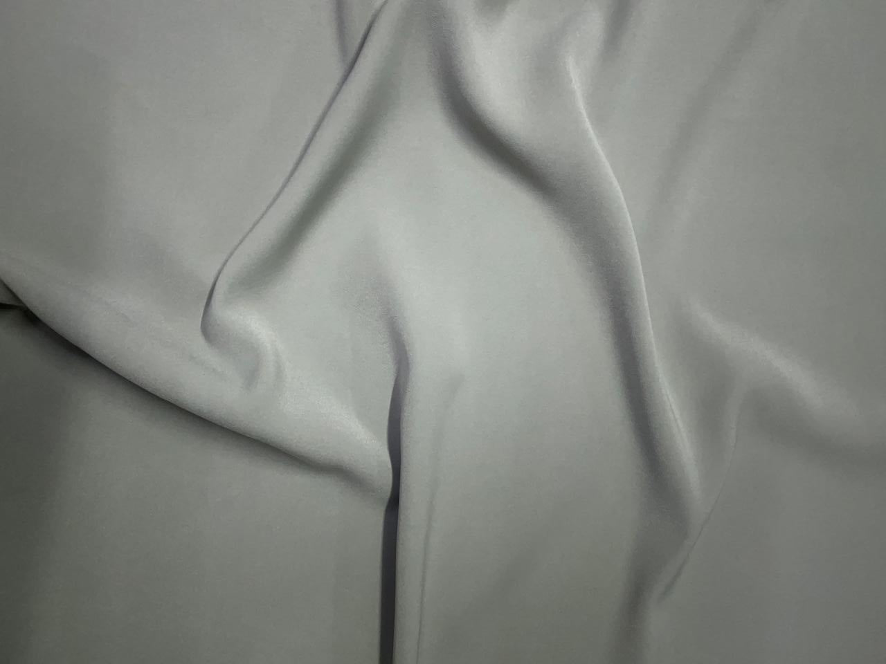 Pista Green Plain Japanese Crepe Fabric KTEX