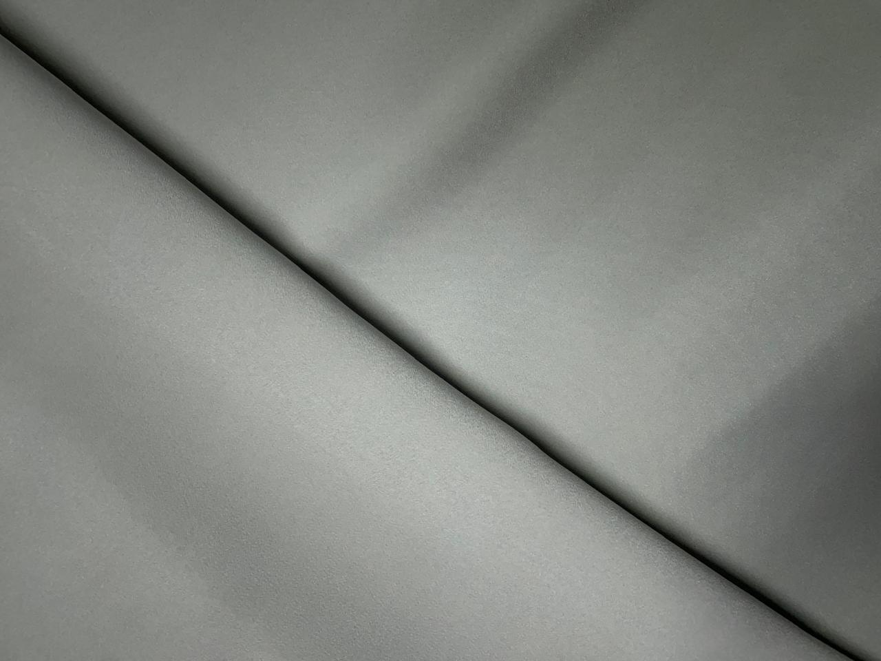 Pista Green Plain Japanese Crepe Fabric KTEX