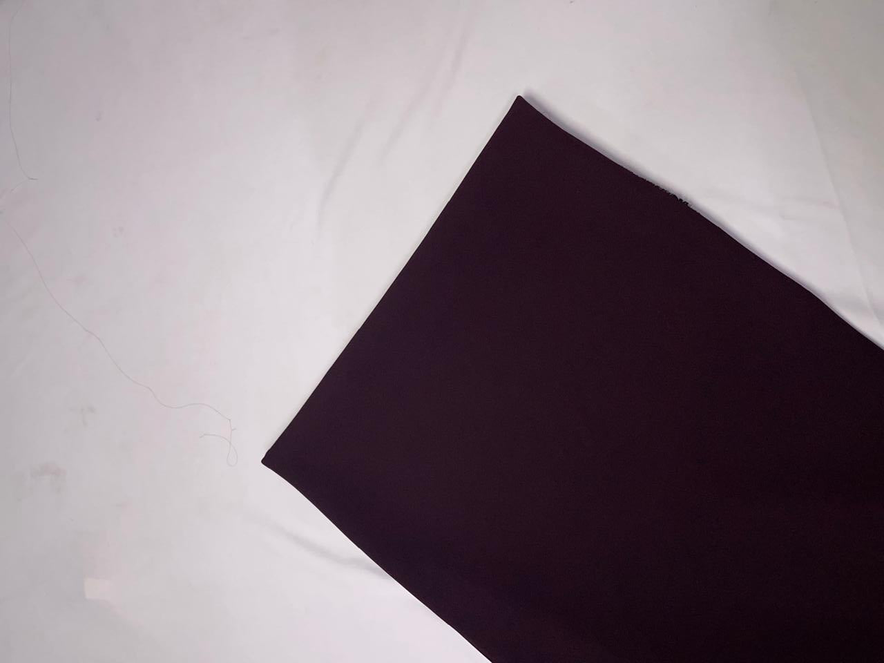 Wine Plain Japanese Crepe Fabric KTEX