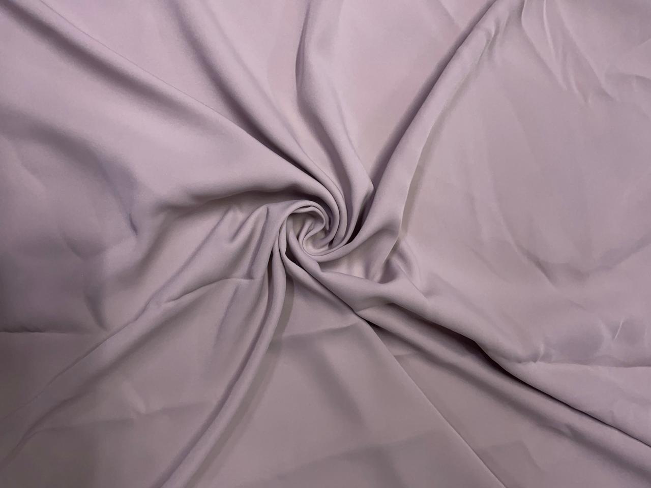 Light Fawn Plain Japanese Crepe Fabric KTEX