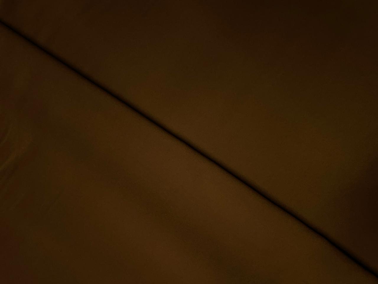 Brown Plain Japanese Crepe Fabric KTEX