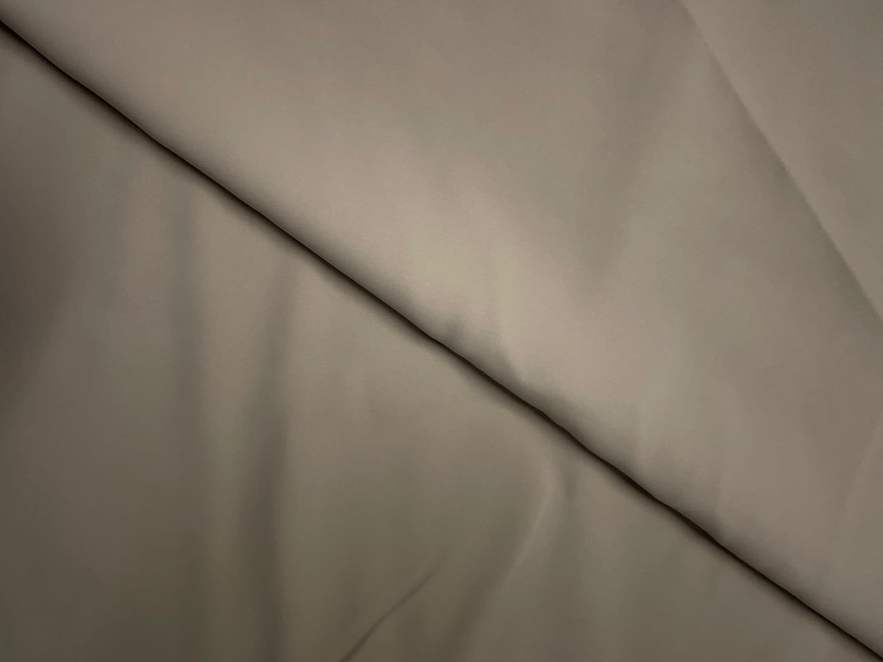 Light Beige Plain Japanese Crepe Fabric KTEX