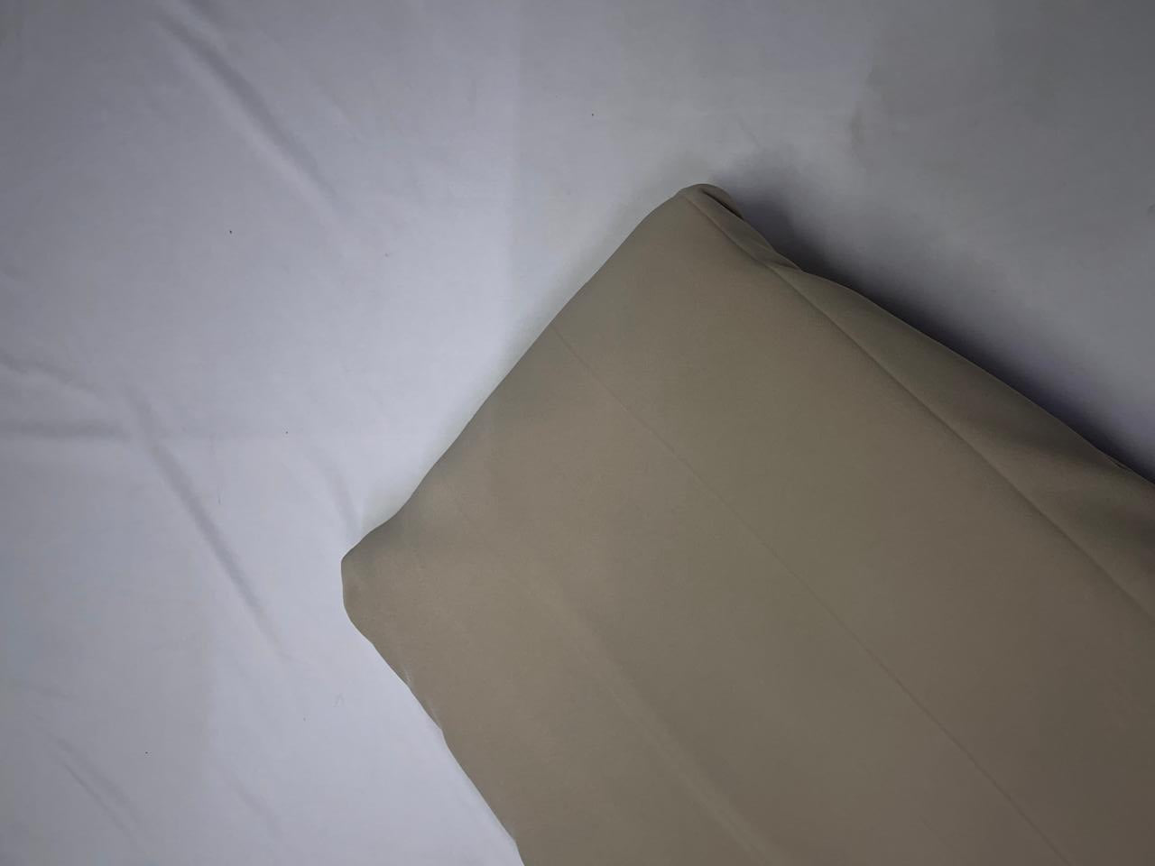 Light Beige Plain Japanese Crepe Fabric KTEX