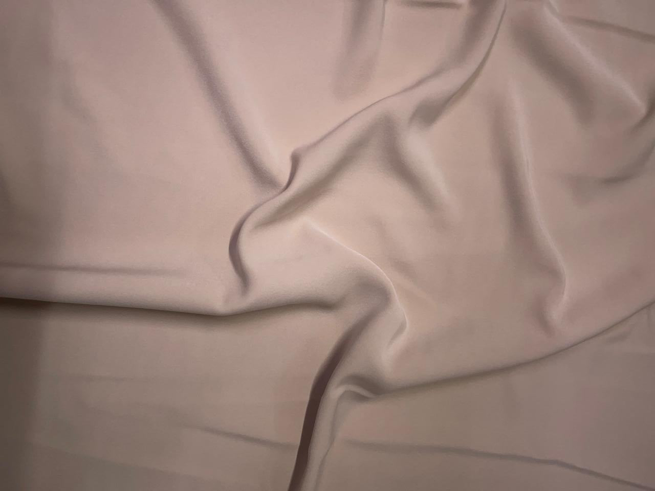 Beige Plain Japanese Crepe Fabric KTEX