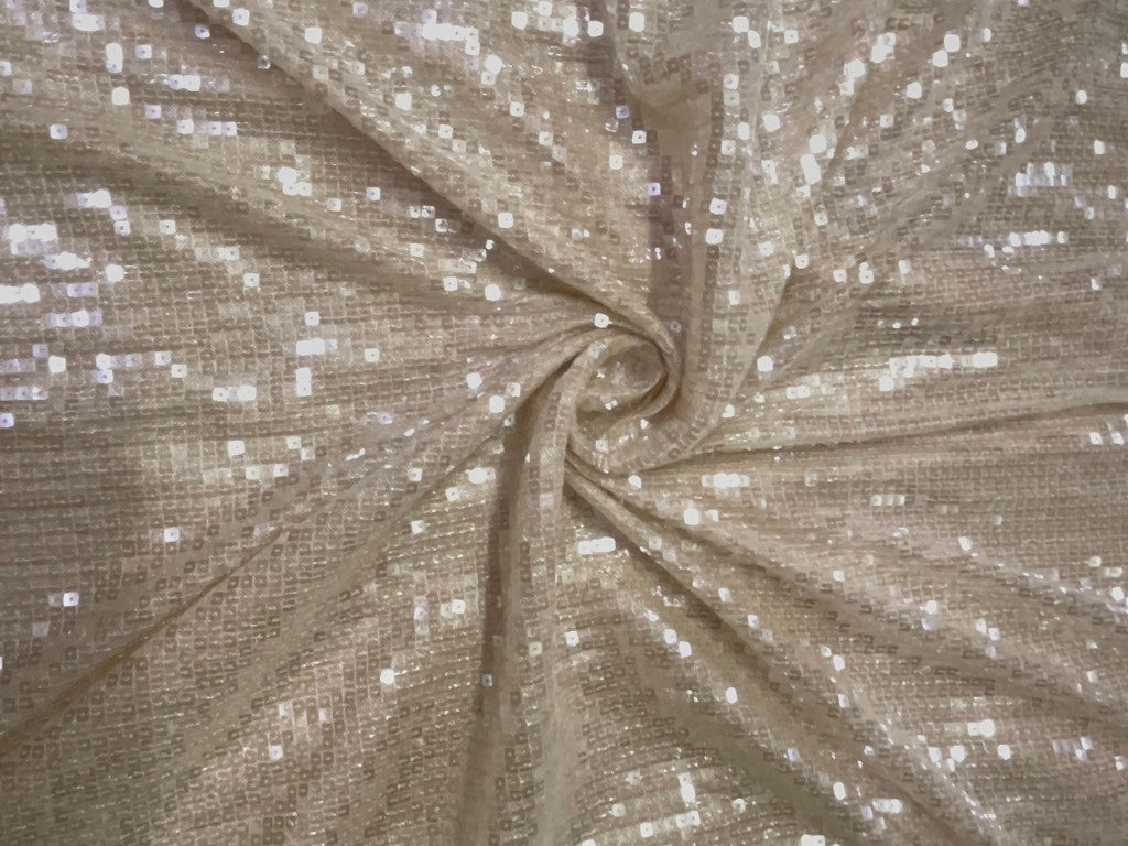 Faun Foil Square Sequins Fabric KTEX