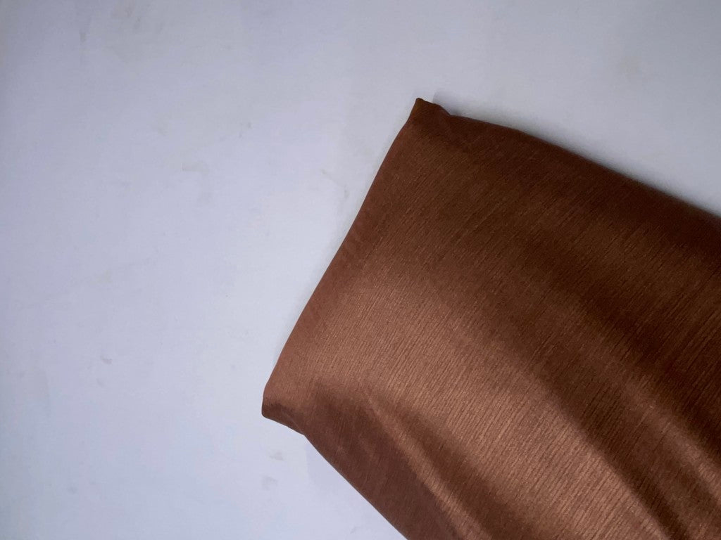 Rust French Foil Fabric KTEX