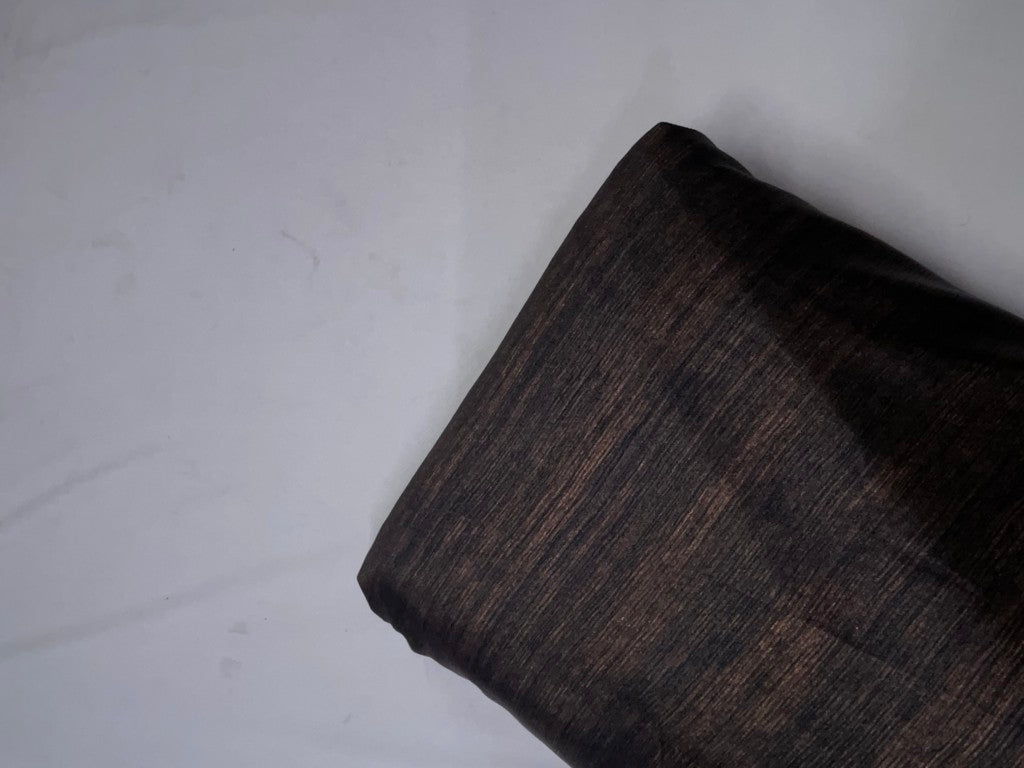 Brown & Black French Foil Fabric KTEX