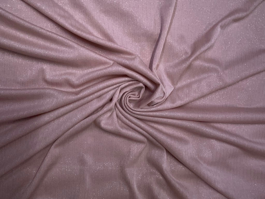 Light Pink Diamond Lycra Fabric KTEX