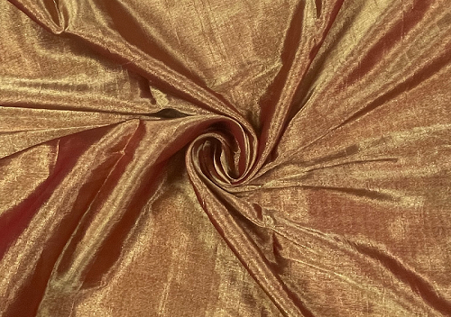 Pure Silk Tissue Red Gold