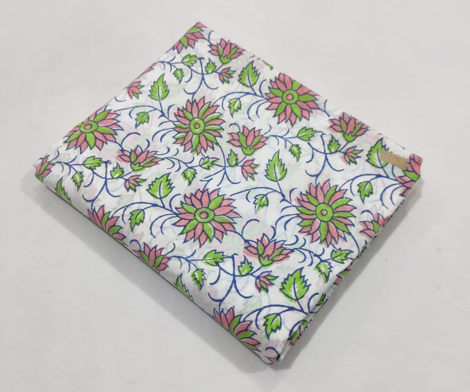 Multicolor Floral Cotton Fabric