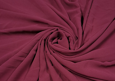 Purple Plain Pearl Georgette Fabric
