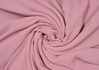 Rose Pink Plain Pearl Georgette Fabric