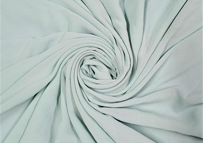 Mint Green Plain Pearl Georgette Fabric