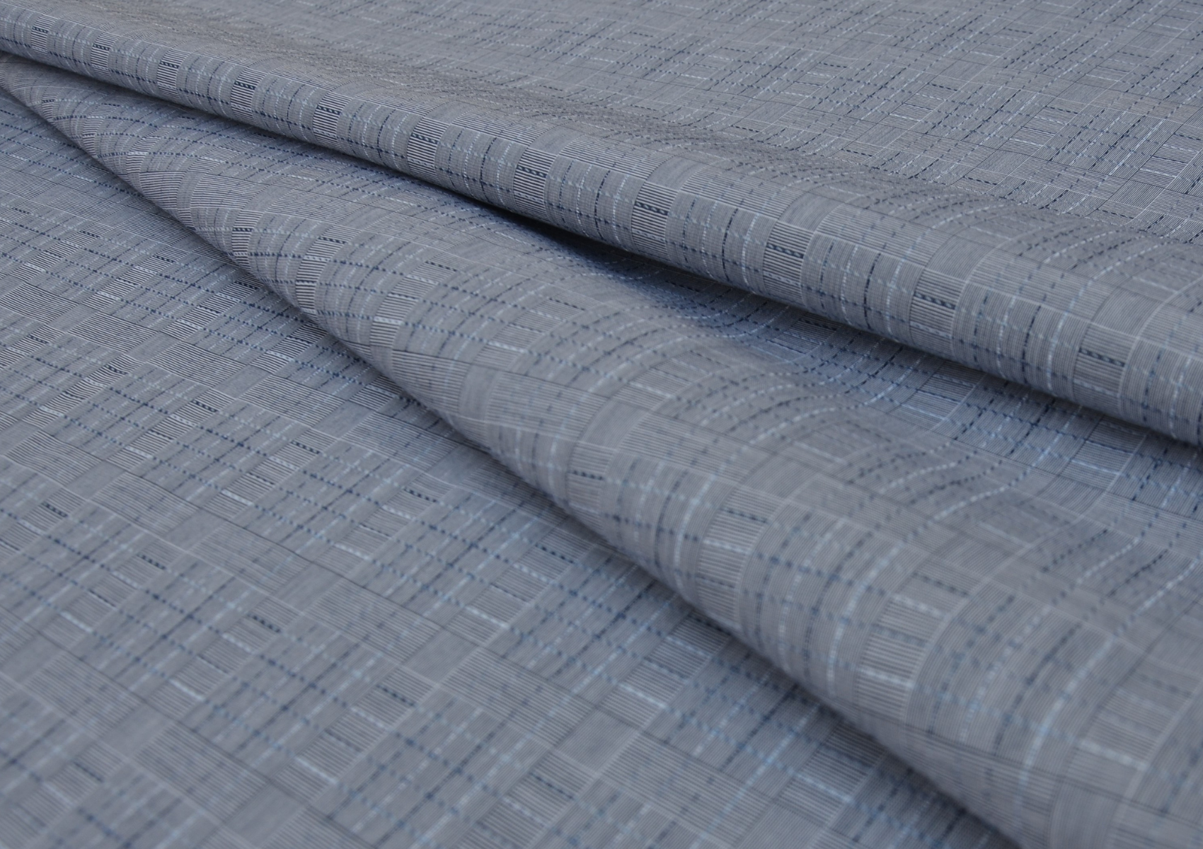 Grey Plain Cotton Fabric