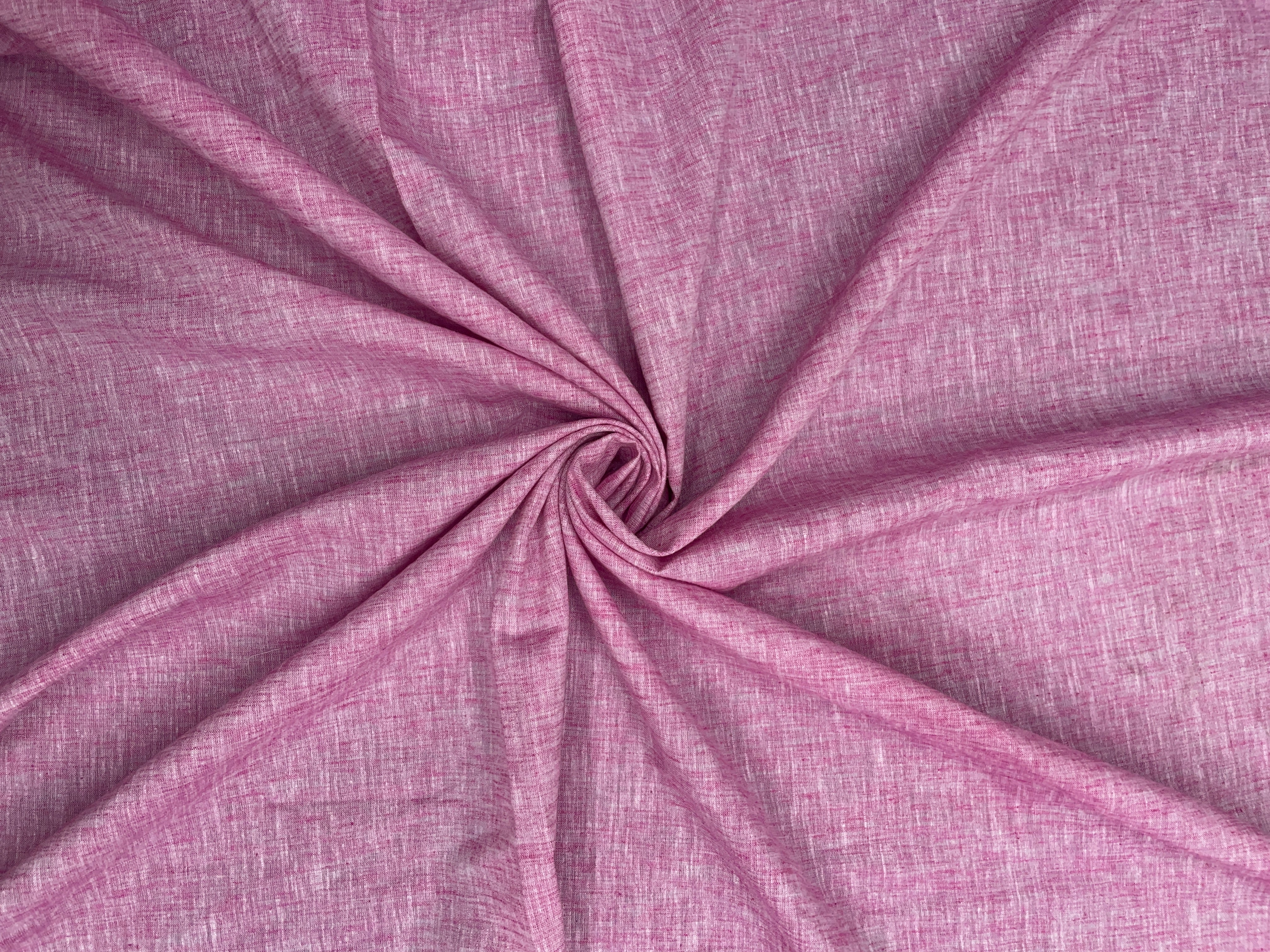 Pink Plain Premium Linen Fabric