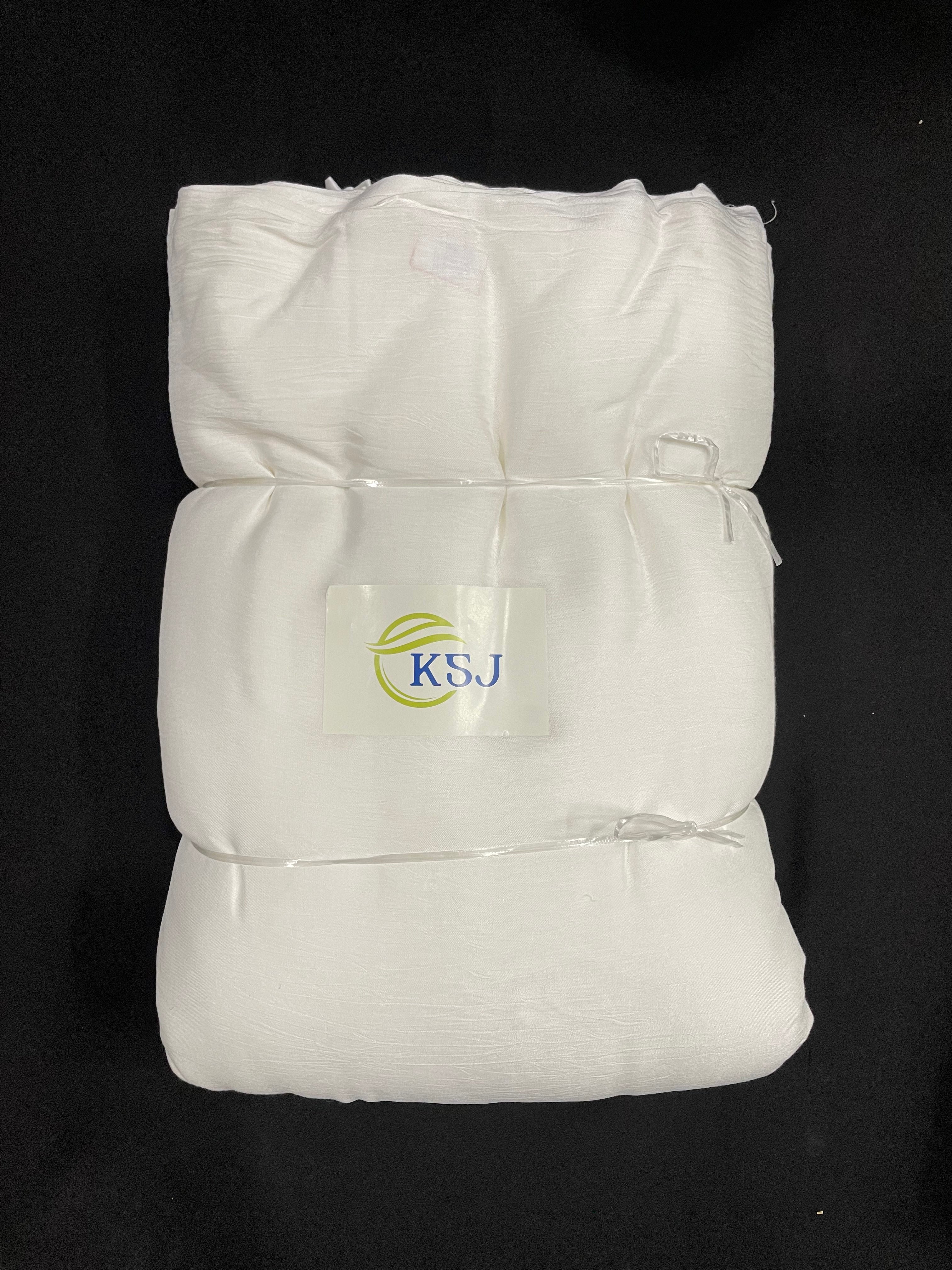 KSJ - White Plain Shantoon 9Kg Fabric (Per Meter - 45)