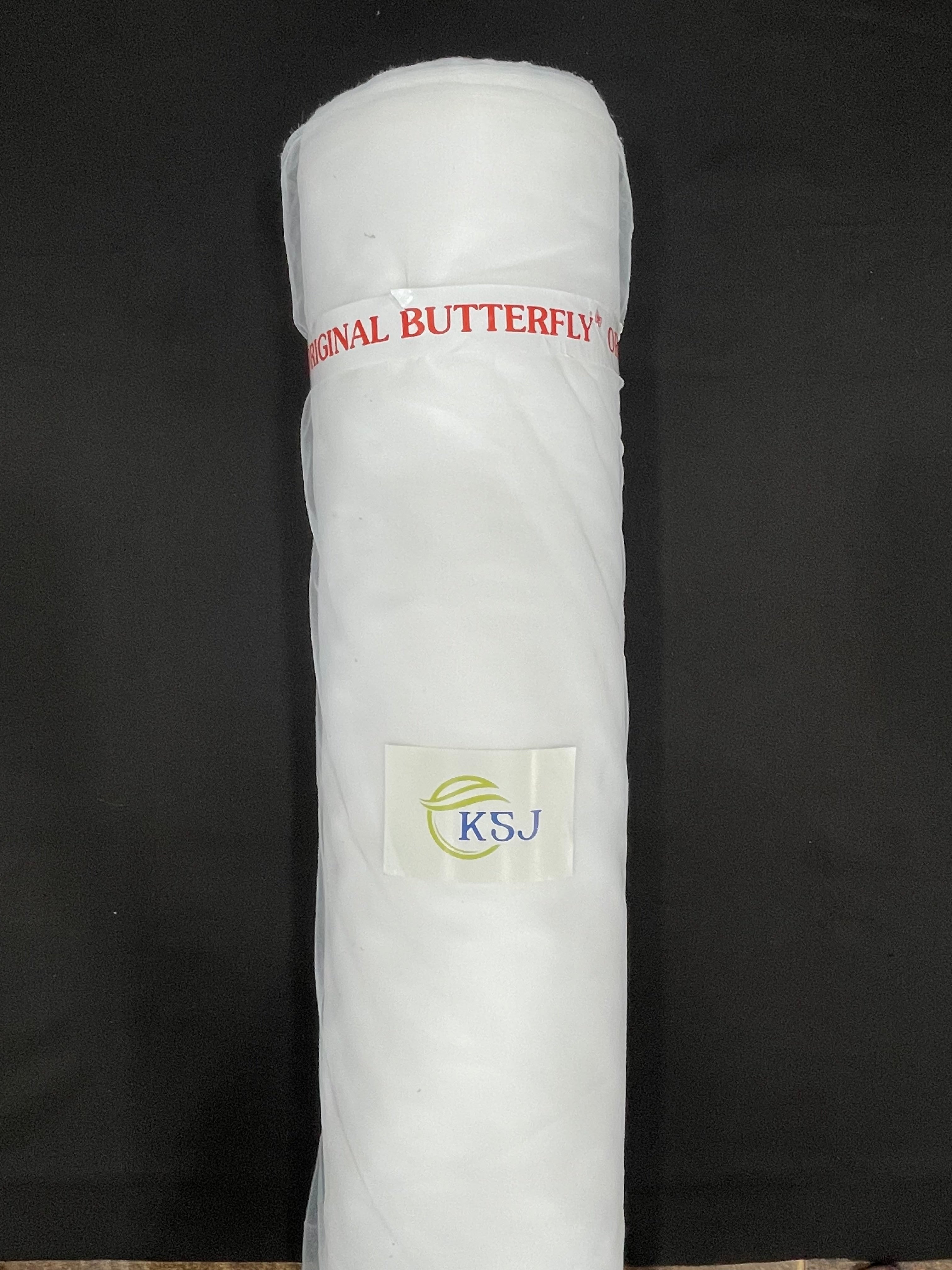 BUTTERFLY - White Plain Butterfly Net Fabric (Per Meter - 17.5)