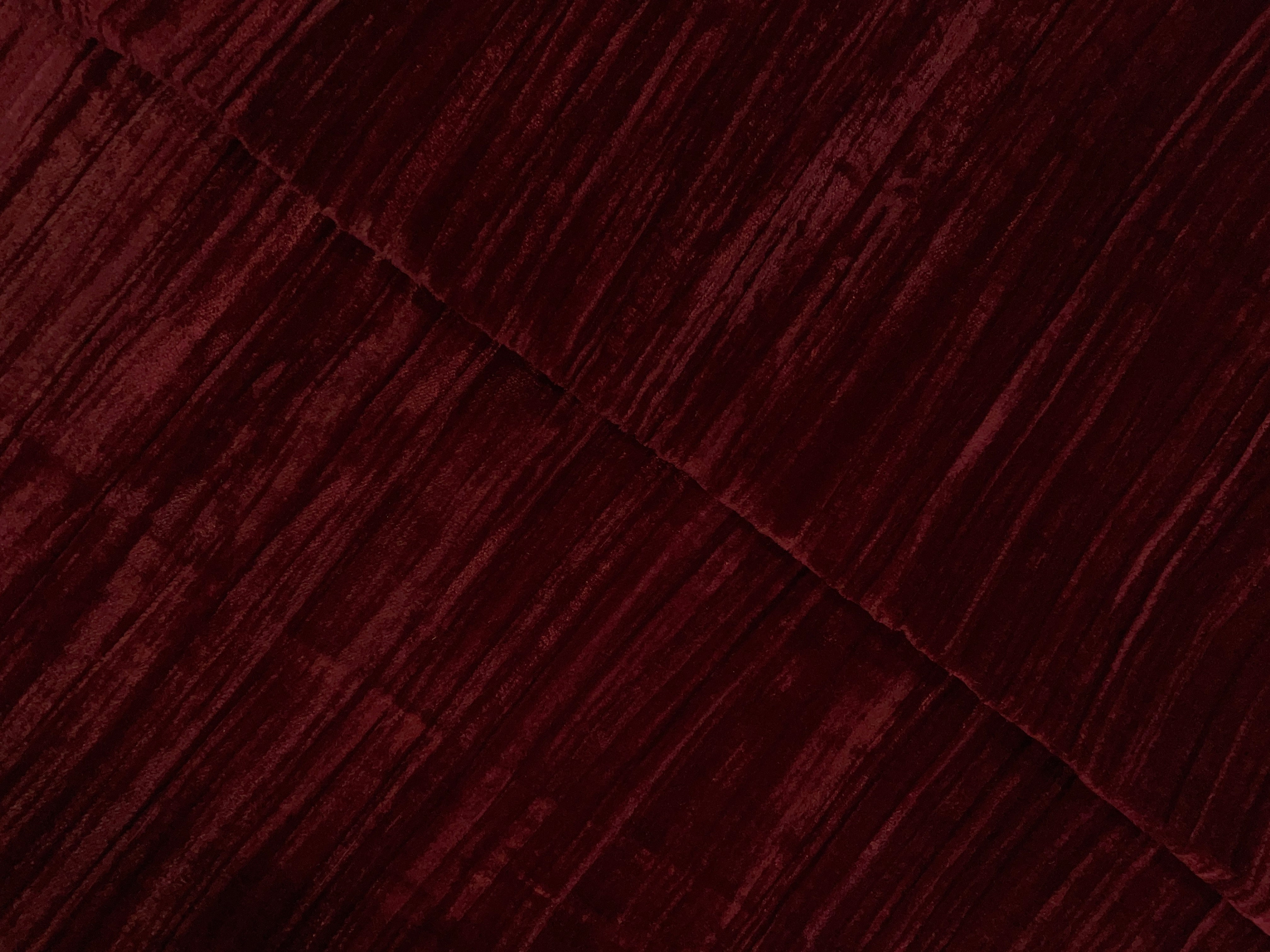 Maroon Crush Velvet Fabric