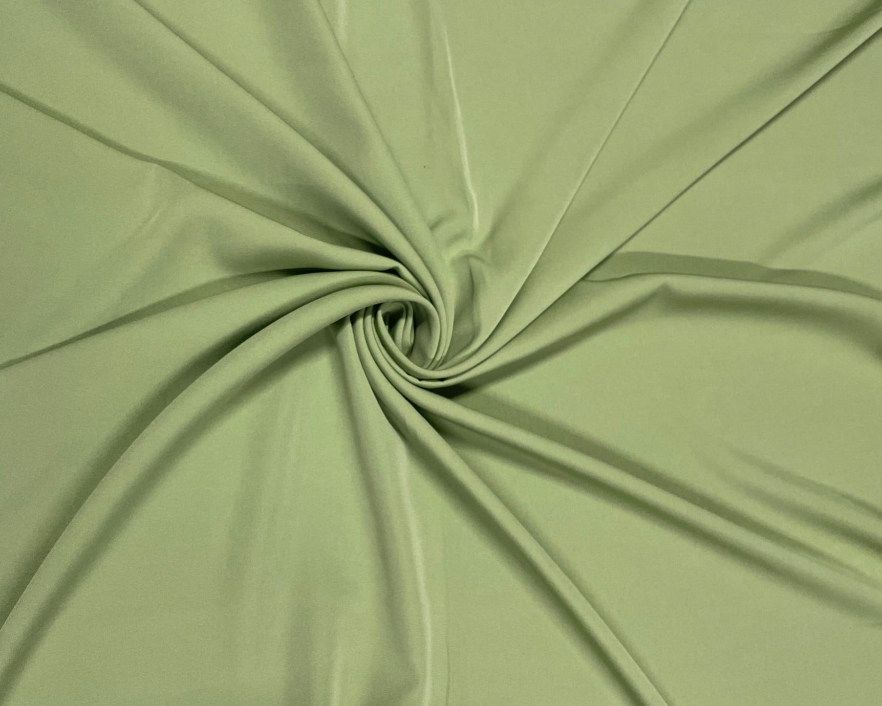 Pista Green Plain Banana Crepe N702 Fabric Kapdashop