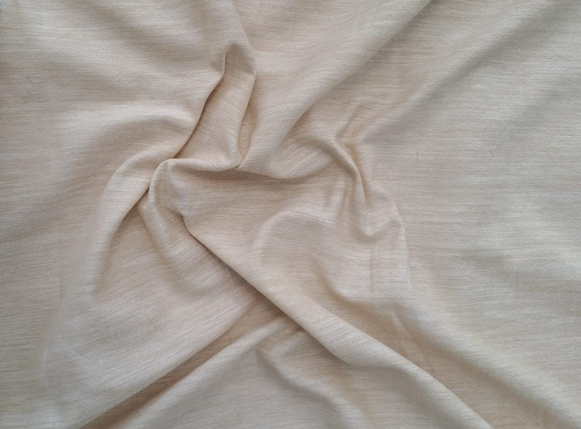 Beige Plain Premium Linen Fabric