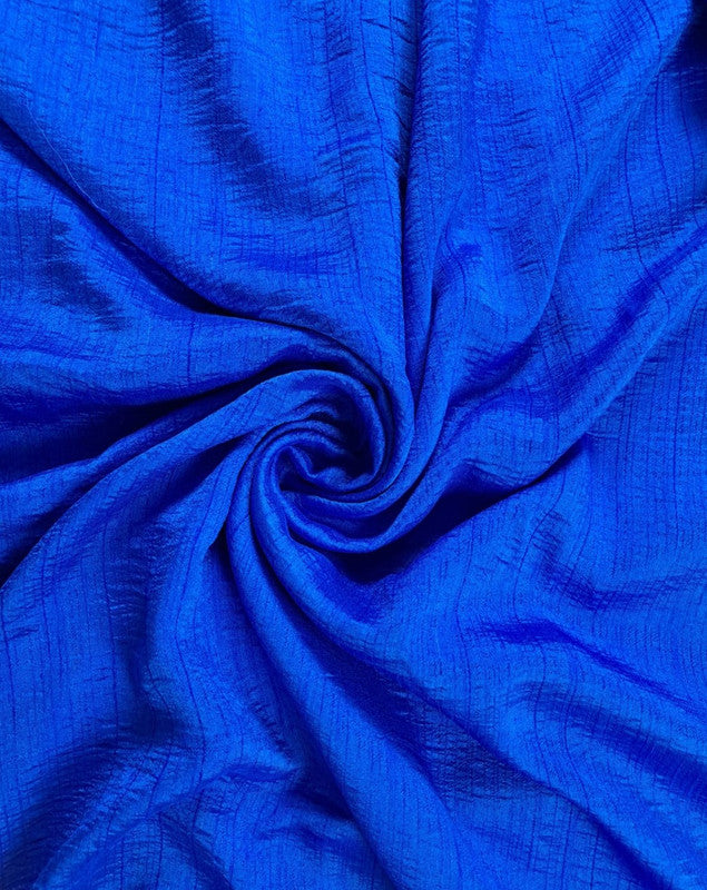 Blue Plain Nysaa Silk Fabric (Per Meter - Rs 112 )