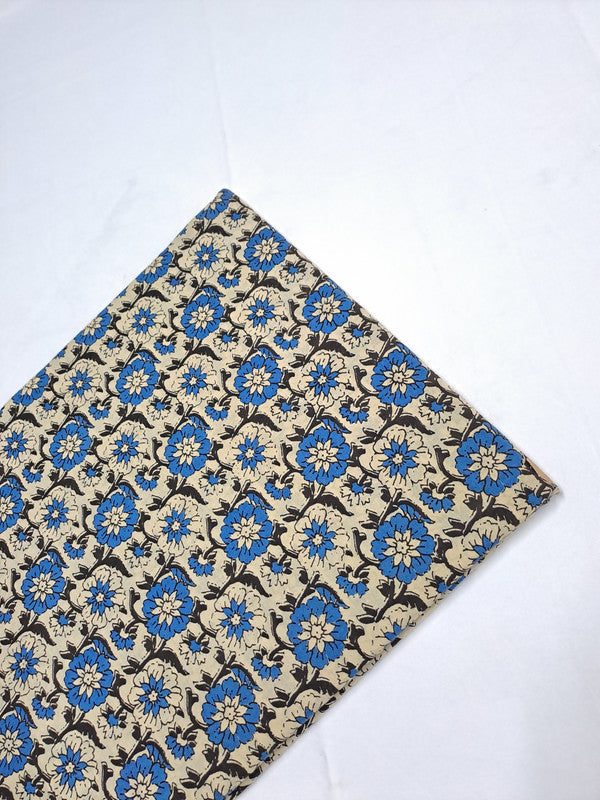 Kalamkari  Cotton Cambric Multicolor Floral   Fabric